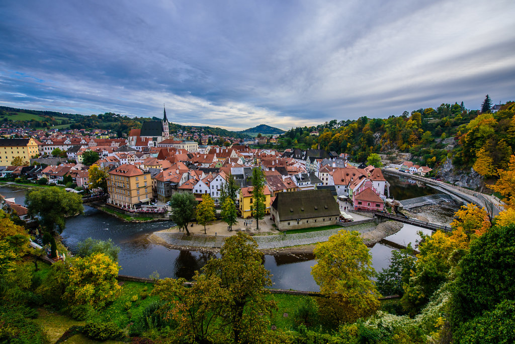 Cesky Krumlov in Autumn