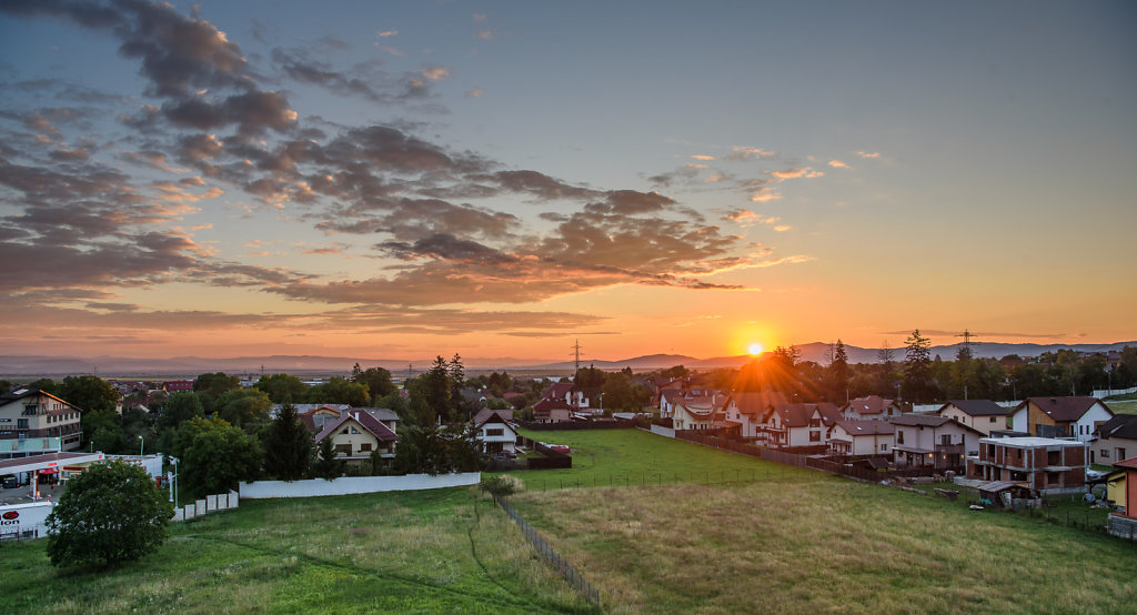 Sunrise at Sacele, Romania